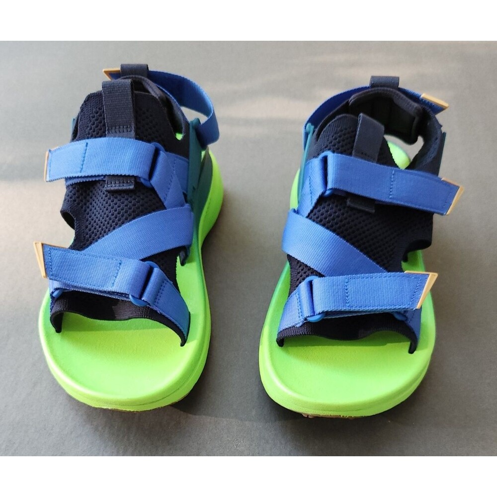Teva Aventrail Trail Running Sandal Shoe Total Eclipse/Green Flash Men's Size 8